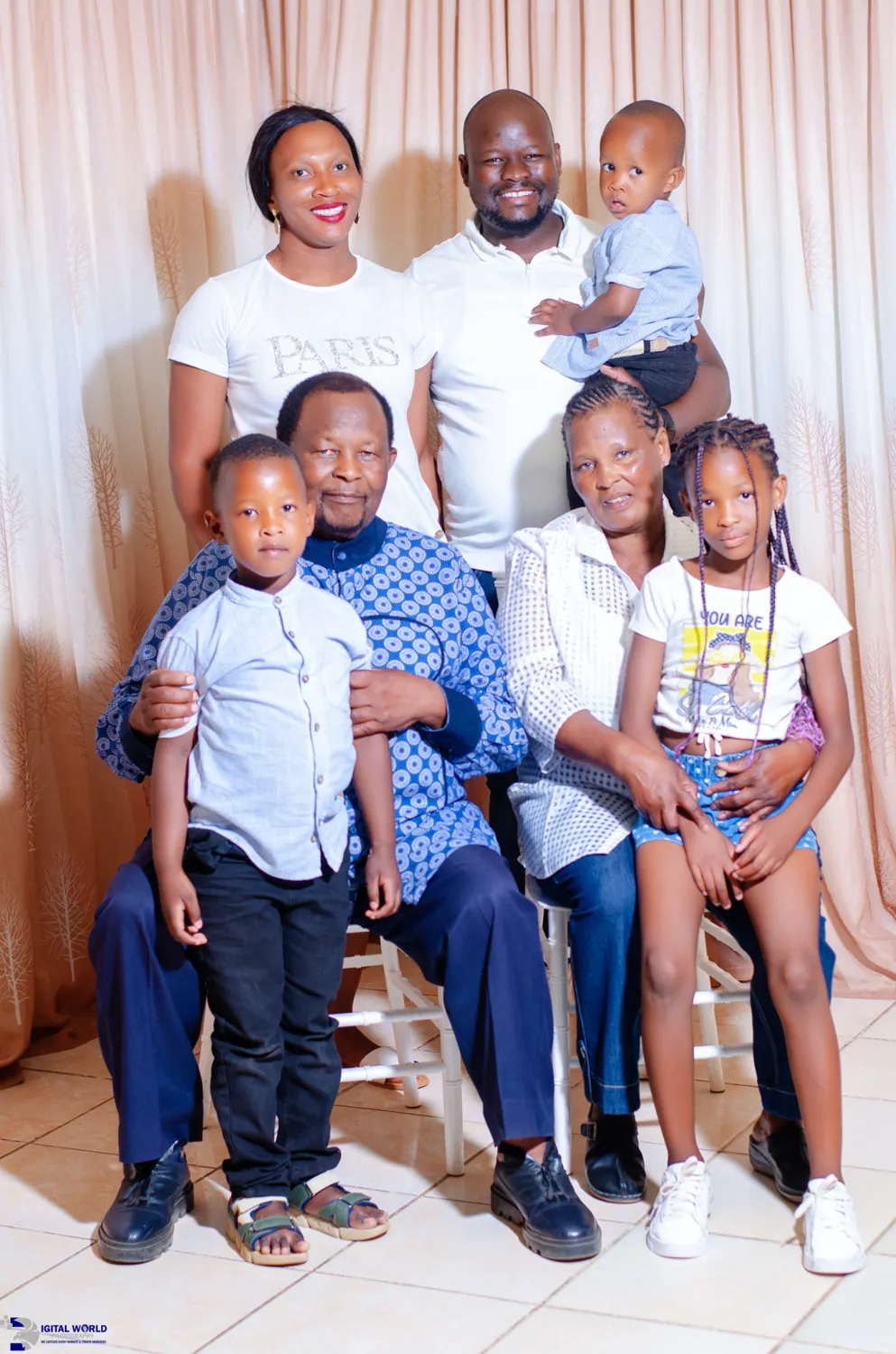 Family portrait by Digital World Photography